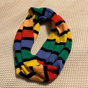 Colorful Striped Infinity Scarf